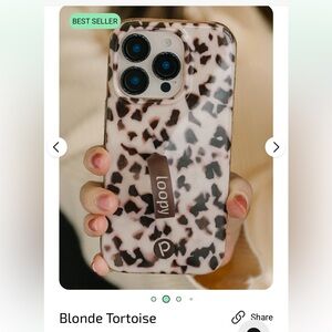 Loopy Case - Blonde Tortoise Pattern